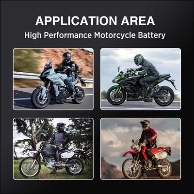 Rechargeable YTZ10S-BS iGel High Performance Motorcycle Battery -  Maintenance Free - Replacement Sealed AGM