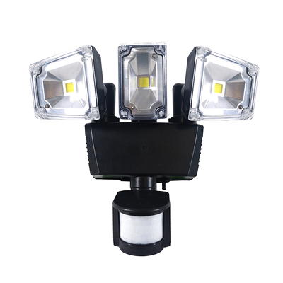 2850 Lumen Triple Head LED Solar Security Light