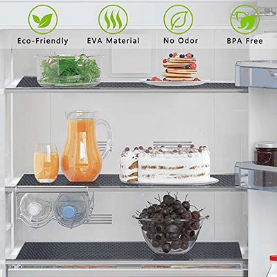 Shelf Liner Cabinet Liner for Kitchen: 17.5 Inch x 6.5 Feet Clear  Non-Adhesive Drawer Liner Refrigerator Liners Reusable Easy to Clean (17.5  Inch x