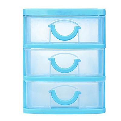 Mini 2 Drawer Plastic Storage Box