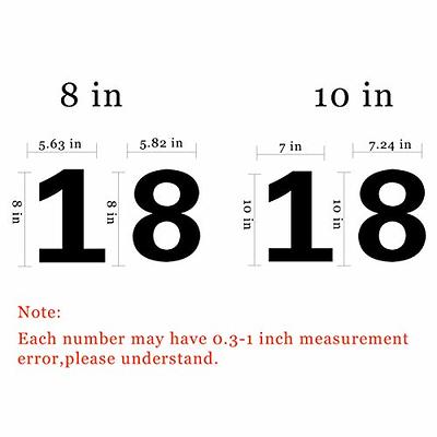 0-8 Numeral Cake Stencils Molds 8 Inch Arabic Number Cake Maker Decorative  Fillings Layered Cake Baking Tools for DIY Wedding Birthday Anniversary (8  inch) - Yahoo Shopping