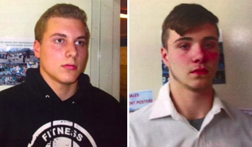 From left: Alexander Miller, 15, and Trevor Gray, 15, could face life behind bars. (Genesee County Prosecutors Office)