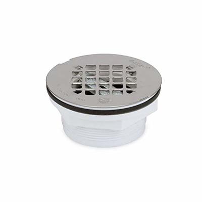 PlumBest PVC Shower Floor Drain with Stainless Steel Strainer