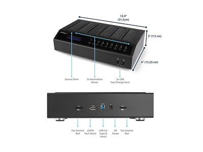 Startech : 4 BAY SATA HDD DOCKING STATION 2.5/3.5INCH SSD/HDD USB