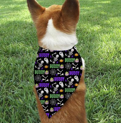  Dog Bandana, Bumble Bees, Traditional Tie, Personalized  Leather Name Tag Bandana Scarf Pet Accessories : Pet Supplies