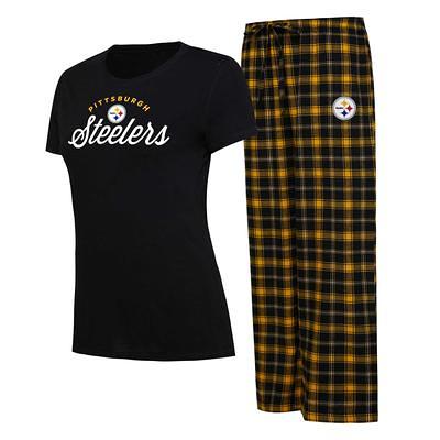 Women's Concepts Sport Black Pittsburgh Steelers Plus Size Badge T-Shirt &  Flannel Pants Sleep Set - Yahoo Shopping