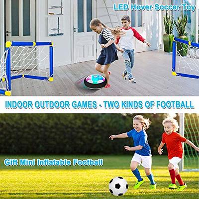 Hover Soccer Ball Toys for Boys, 2 Soccer Balls with Soft Foam Bumpers﻿,  Indoor Outdoor Air Floating Hover Ball Football Game Kids Gifts Toys for  Age