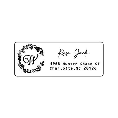 Address Labels For Couples, Customized Return Address Labels, Wedding  Stickers, Clear & White Labels - Yahoo Shopping