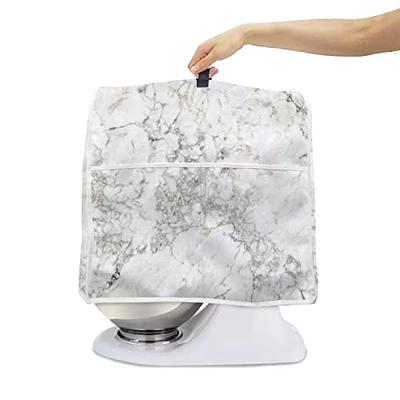 HOMEST Stand Mixer Quilted Dust Cover with Pockets Compatible with  KitchenAid 6/7/8 Quart Bowl Lift, Grey (Patent Design)