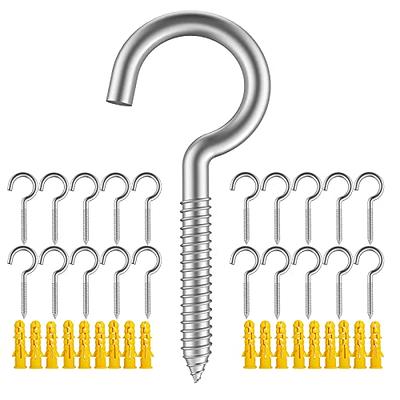 2.75 Stainless Steel Eye Screws for Wood, 16 Pcs Screw Eye Hooks