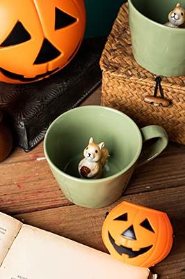 DIHOclub Squirrel Ceramic Cup Hidden 3D Animal Inside Mug,Cute