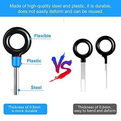 Terminal Removal Tool Kit Depinning Tool Set Terminal Ejector Kit For  Release Car Wires From Connector Terminals(1set, As Shown)