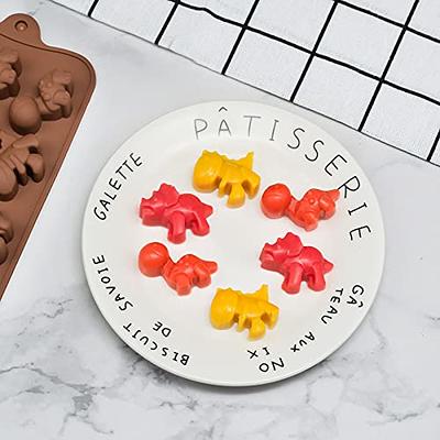 Candy Chocolate Molds Silicone, Non-stick Animal Jello Molds, Crayon Mold,  Silicone Baking Mold - BPA Free, Forest Theme with Different Animals,  including Dinosaurs, Bear, Lion and Butterfly, Set of 6 - Yahoo Shopping