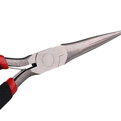 2Pcs Extra Long Needle Nose Pliers Precision Wire Plier Repair Tool (6-Inch)