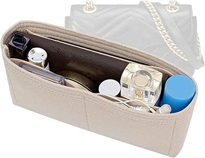 HyFanStr Purse Organizer Insert with Zipped Top for Tote Bag, Handbag  Shaper with 13 Pockets, Grey L - Yahoo Shopping