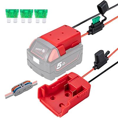  Power Wheel Adapter with Fuse&Switch,Secure Battery Adapter for  Black+Decker 20V MAX Lithium Battery,with 12 Gauge Wire,Good Power  Convertor for DIY Ride On Truck,Robotics,RC Toys and Work Lights : Tools &  Home