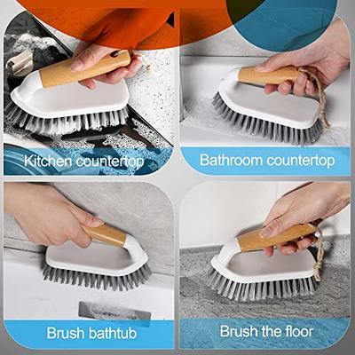 CLEANHOME Deep Cleaning Brush Set, Kitchen and Bathroom Scrub Brush, Grout  and Corner Brush for Bathroom, Floor, Tub, Shower, Sink, Bathroom and  Kitchen Surface-2 Pack - Yahoo Shopping