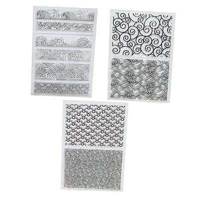 Embossing Stamp For Polymer Clay Floral Texture Plate Flower Debossing  Acrylic Stamps - Yahoo Shopping
