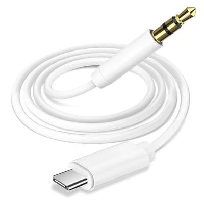 For iPhone 15/Pro/Max/Plus - USB-C to 3.5mm Aux Cable Audio Cord Car Stereo