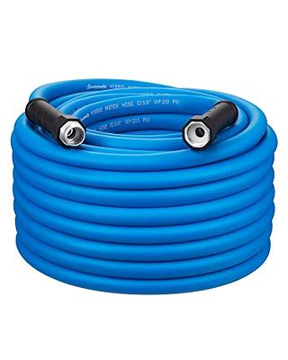 DEWENWILS Hybrid Garden Hose 100 ft x 5/8, Heavy Duty Water Hose with  Swivel Handle, Lightweight Flexible Hose for Plants, Car, Yard, 3/4 Inch  Solid Fittings, Drinking Water Safe - Yahoo Shopping