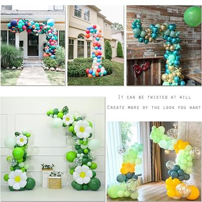 Balloon Column Kit, 5 feet Balloon Stand Tower with Base Pole PVC Pipe &  Balloon Sticks Rings for Weddings Birthday Christmas Party Decorations, 2  Set