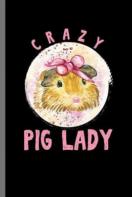 Crazy Pig Lady Funny Badge Reels Retractable ID Badges Clip