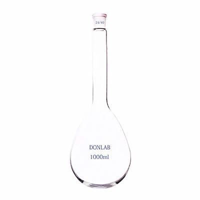 Corning Pyrex Borosilicate Glass Three Neck Distilling Flask with