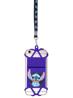 feimeng jewelry Anime Cute Stitch Silicone Keychain, PVC Pendant