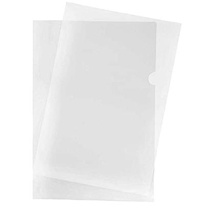 JAM PAPER Plastic Sleeves - Letter Size - 9 x 11 1/2 - Assorted Color  Project Pockets - 12 Page Protectors/Pack