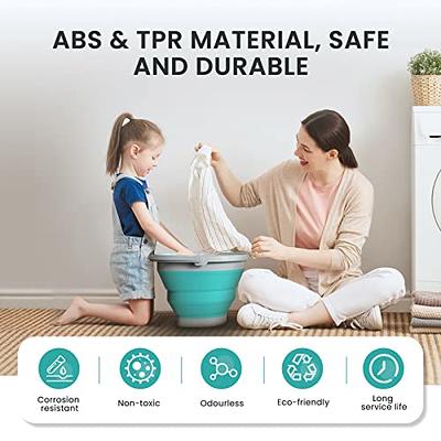 Portable Mini Washing Machine, Ultrasonic Turbine Washer Portable Washing  Machine Portable Bucket Washer for Underwear Socks Baby Clothes(green) -  Yahoo Shopping