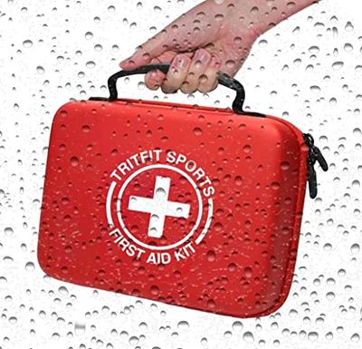  Premium First Aid Kit [90 Pieces] Essential First Aid Kit for  Camping, Hiking, Office with Medical Supplies and Handle - First Aid Kit  for Home, Car, Travel, Survival Red : Everything Else