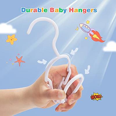  GoodtoU Baby Hangers 100Pack Kids Hangers Plastic Baby Hangers  for Closet Children Hangers Infant Hangers Toddler Hangers Small Hangers :  Home & Kitchen