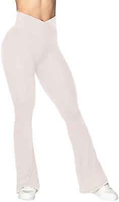 Sunzel Flare Leggings, Crossover Yoga Pants with  