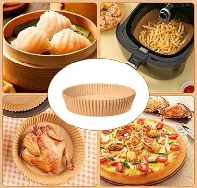 50PCS Air Fryer Disposable Paper Liners with Holes on-Stick