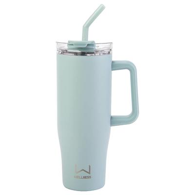 Sky Blue 40oz Handle Tumbler