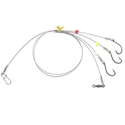 Dyxssm Fishing Hooks and Leader, Fishing Rigs Hook Line Stainless