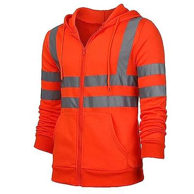 evzosrz High Visibility Reflective Jackets for Men, Waterproof