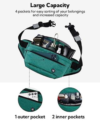 TOJNMAKE Running Belt Fanny Pack for Women Men Waterproof Small Waist Bag  Black Fanny Pack for Travel Hiking Walking Workout Fashion Waist Packs