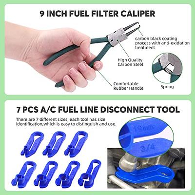 Keadic 10 Pcs Auto CV Joint Boot Clamps Pliers Car Banding Tools Kit, Comes  with 4 Pcs Small and 4 Pcs Large Universal Adjustable Stainless Steel