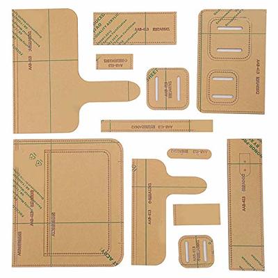 Leather Pattern Templates, Shoes Acrylic Mold Transparent and Clear Easy to  Save for Leather Pattern Stencil for Handicraft