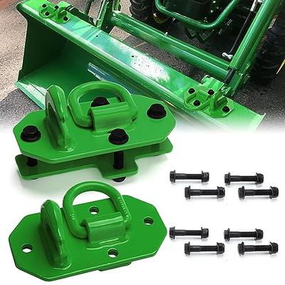 JERBOR 2 Pack Heavy Duty Grab Hook with Tie Down Ring Work for Tractor  Bucket, Max 15,000lbs for Loader and Tractor Bucket RV Truck UTV (Green) -  Yahoo Shopping
