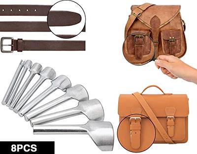 Caydo 7 Pieces Leather Craft Tools Half-Round Punch for Crafting Strap  Belt, Wallet and Bag DIY Handwork 10-40mm - Yahoo Shopping