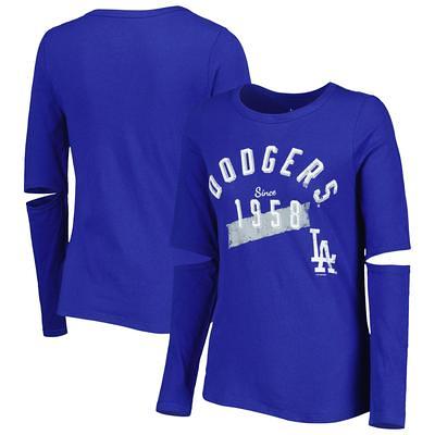 Los Angeles Dodgers Refried Apparel Women's Sustainable Tee-Tank Dress -  Royal