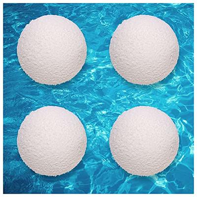 Wisolt Floating Scum Sponge Balls for Hot Tubs Pool Filter Balls