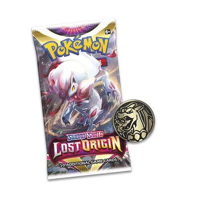 POKEMON TCG: 3 Pack Blister - Sword and Shield Lost Origin (Random Promo)