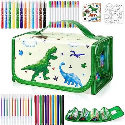 CGBOOM Scented Markers Set with Cute Pencil Case for Kids, 40 Counts Paint Markers As Art Supplies and Creativity Gift to Girls, Colored Markers Set