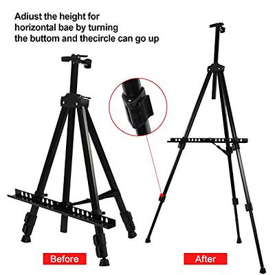 Portable Artist Easel Stand - Adjustable Height Painting Easel with Bag - Table  Top Art Drawing Easels for Painting Canvas, Wedding Signs & Tabletop Easels  for Display - Metal Tripod 66 inches 2 Pack - Yahoo Shopping