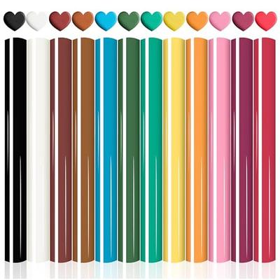 Puff Vinyl Heat Transfer Rainbow HTV 12''x10'' 3D Puff Vinyl Heat