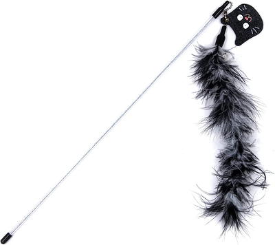 Cat Teaser Wands 38.19in Funny Pet Interactive Stick Rod Kitten