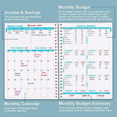 Budget Planner - Monthly Budget Book 2024 with Expense & Bill Tracker -  Undated 12 Month Financial Planner/Account Book to Take Control of Your  Money